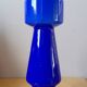 70s blue vase