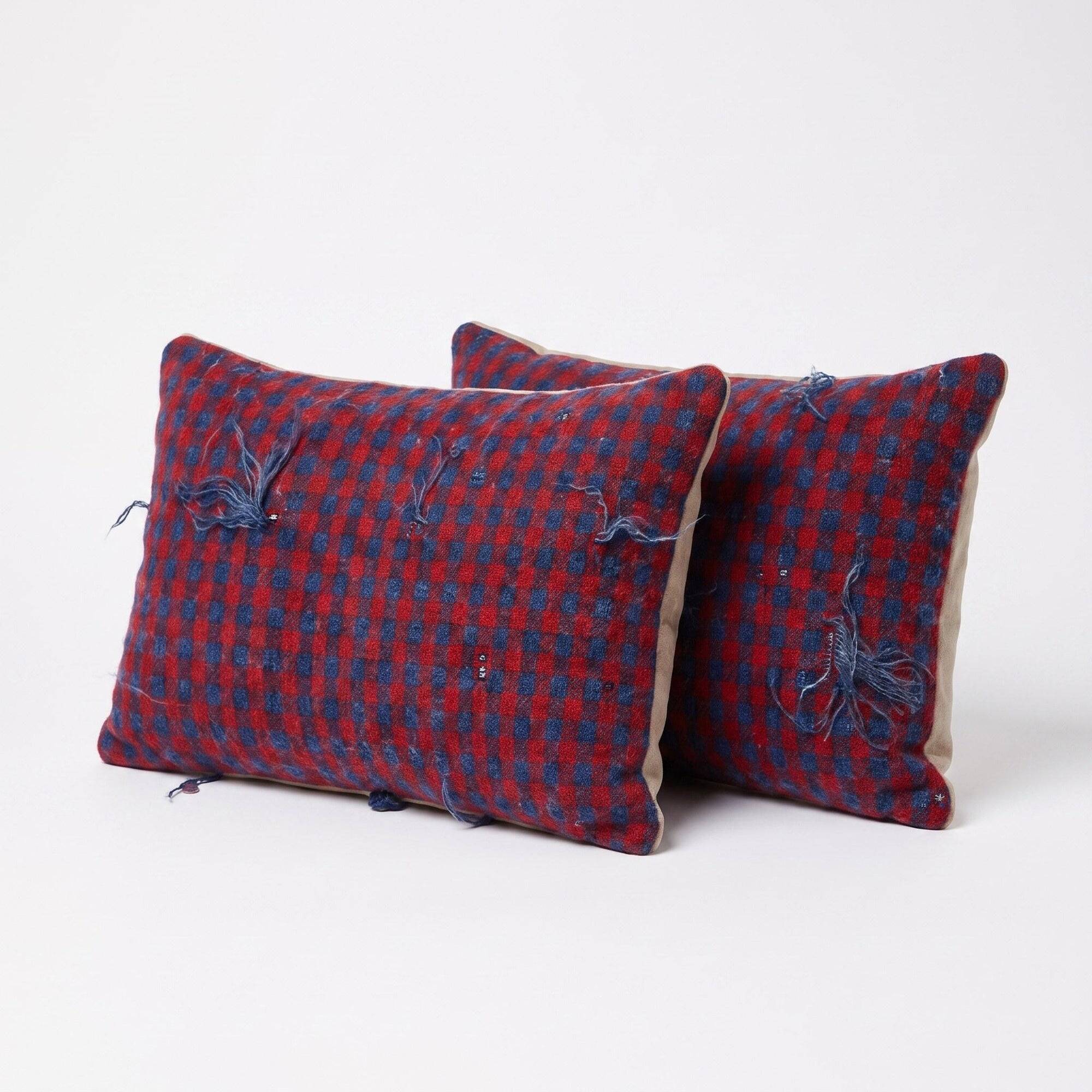 Set of 2 vintage kilim cushion covers 38x58 cm