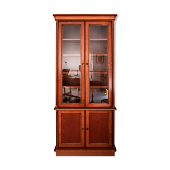 Biblothèque in birch wood Louis Philippe style