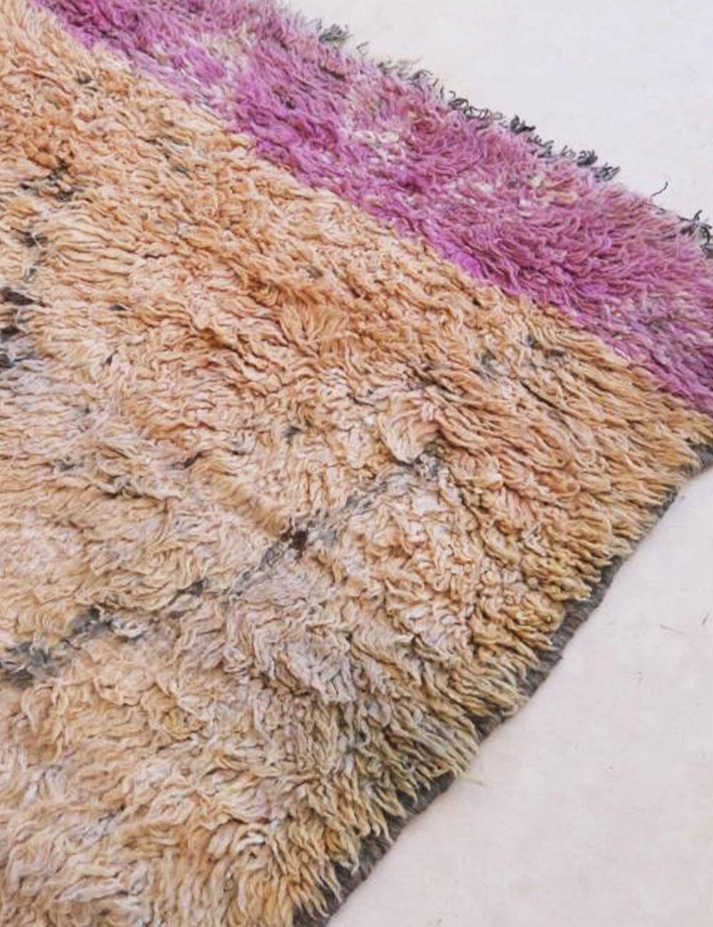 Tapis Vintage Rose Pêche - 295 x 185 cm