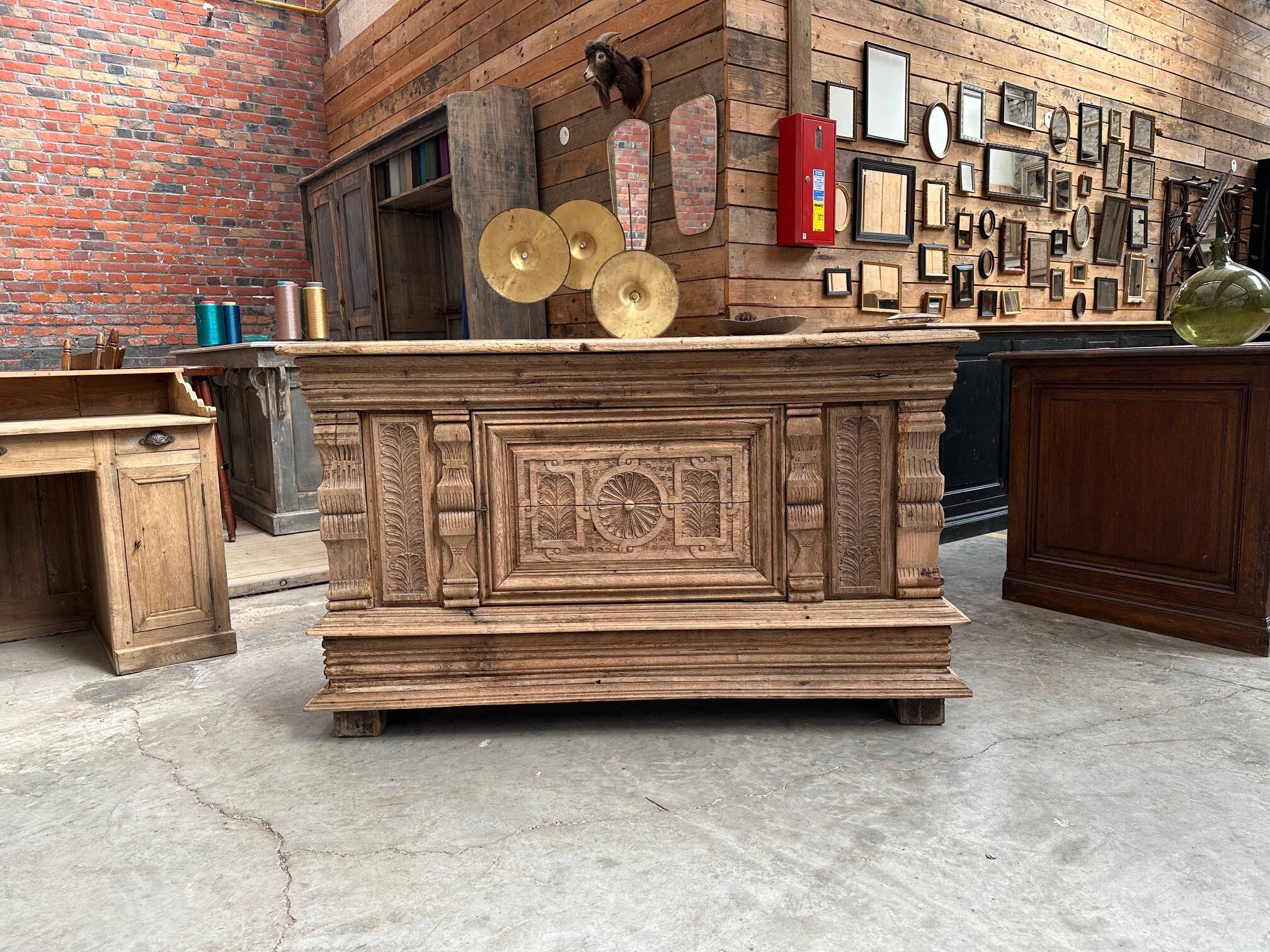 18th century solid oak chest of drawers