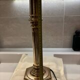 XL lamp in bronze and brass
