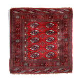 Vintage carpet Turkmen Tekke handmade 109cm