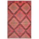 1970s Turkish Hand-Knotted Wool Cotton Red Area Rug 189x307