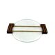 Art deco glass tray, France 1930s