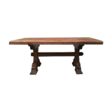 Solid oak farmhouse table