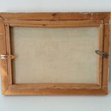 Old oil painting on canvas Venice "Piazza San Marco"