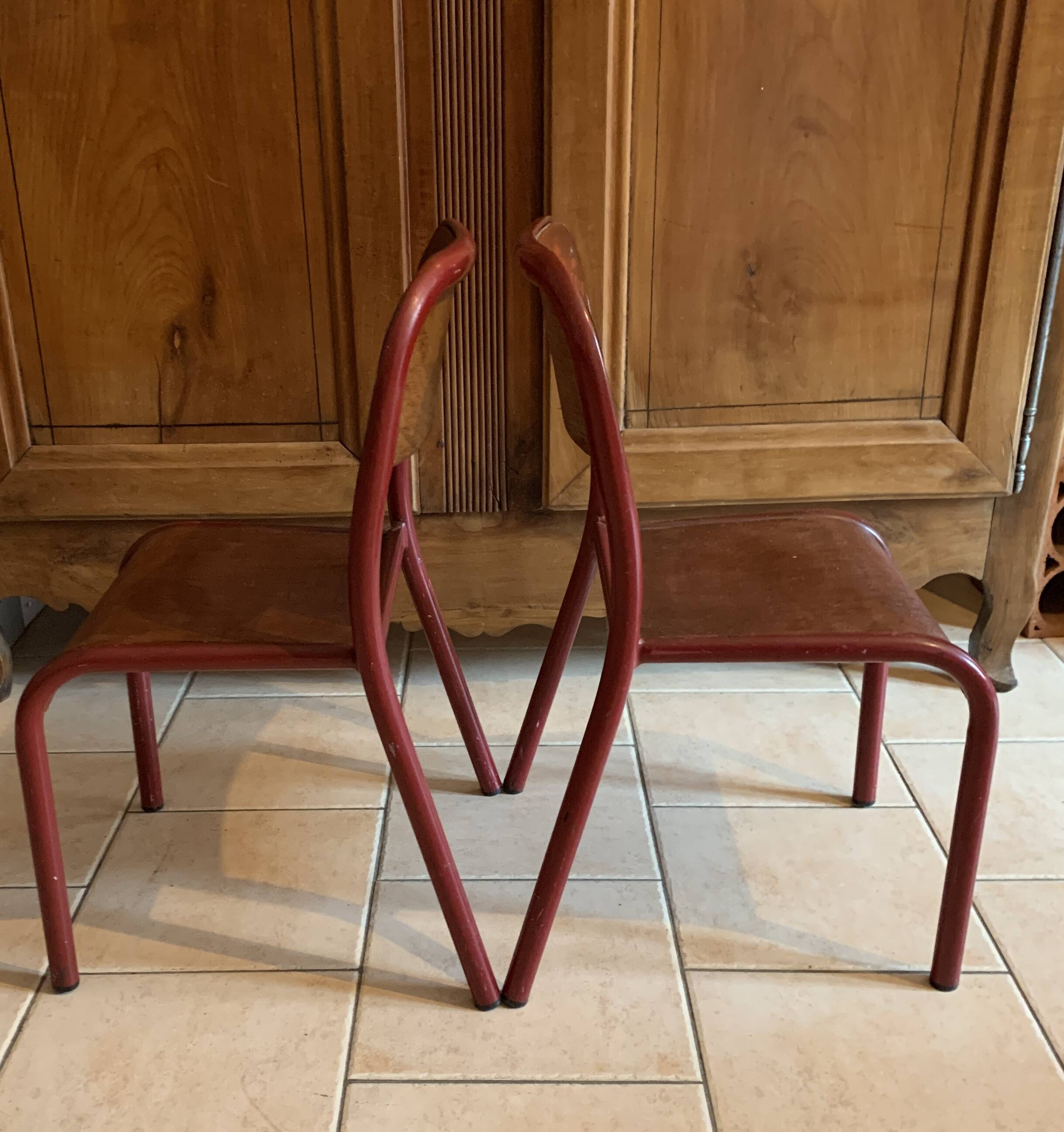 Vintage school chairs