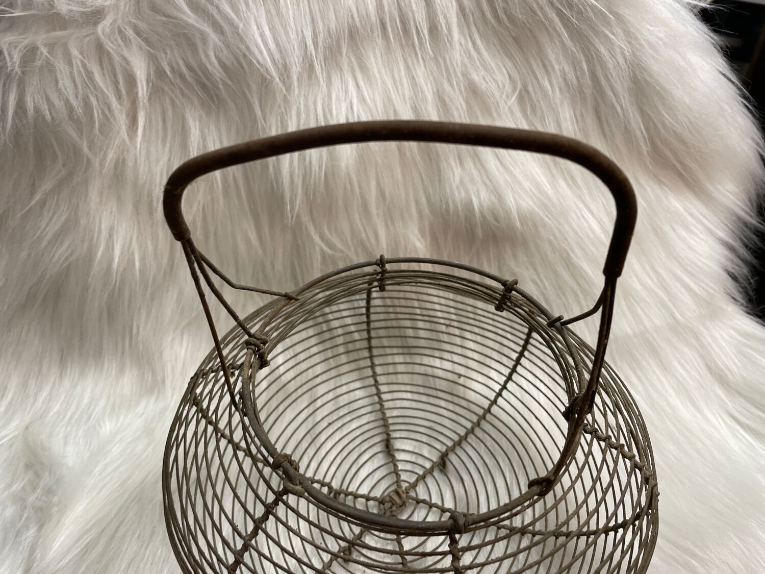 Antique salad basket