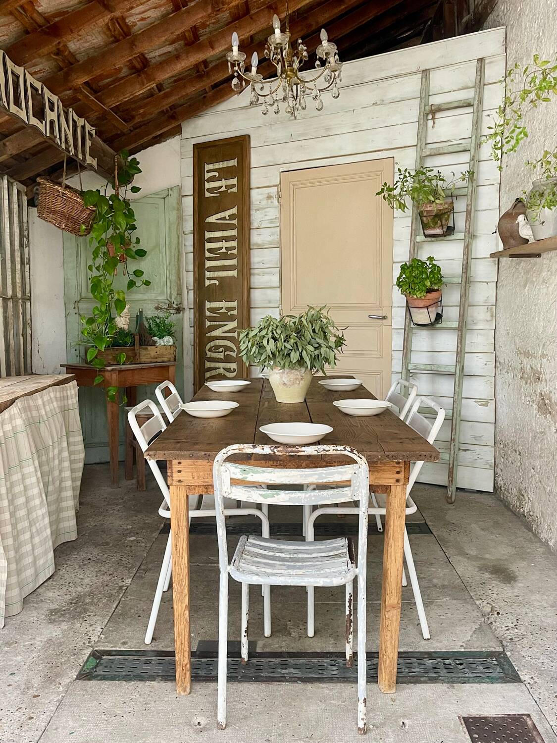 Table de ferme 6/8 personnes