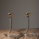 Paire de bougeoirs moderne Dorothy Thorpe