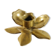 Bougeoir fleur en laiton