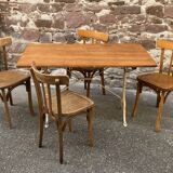 Table Bistrot café restaurant 1960 cafe brasserie vintage bohemian