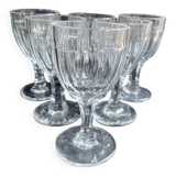 6 port glasses – Cristallerie de Nancy 1920-1934