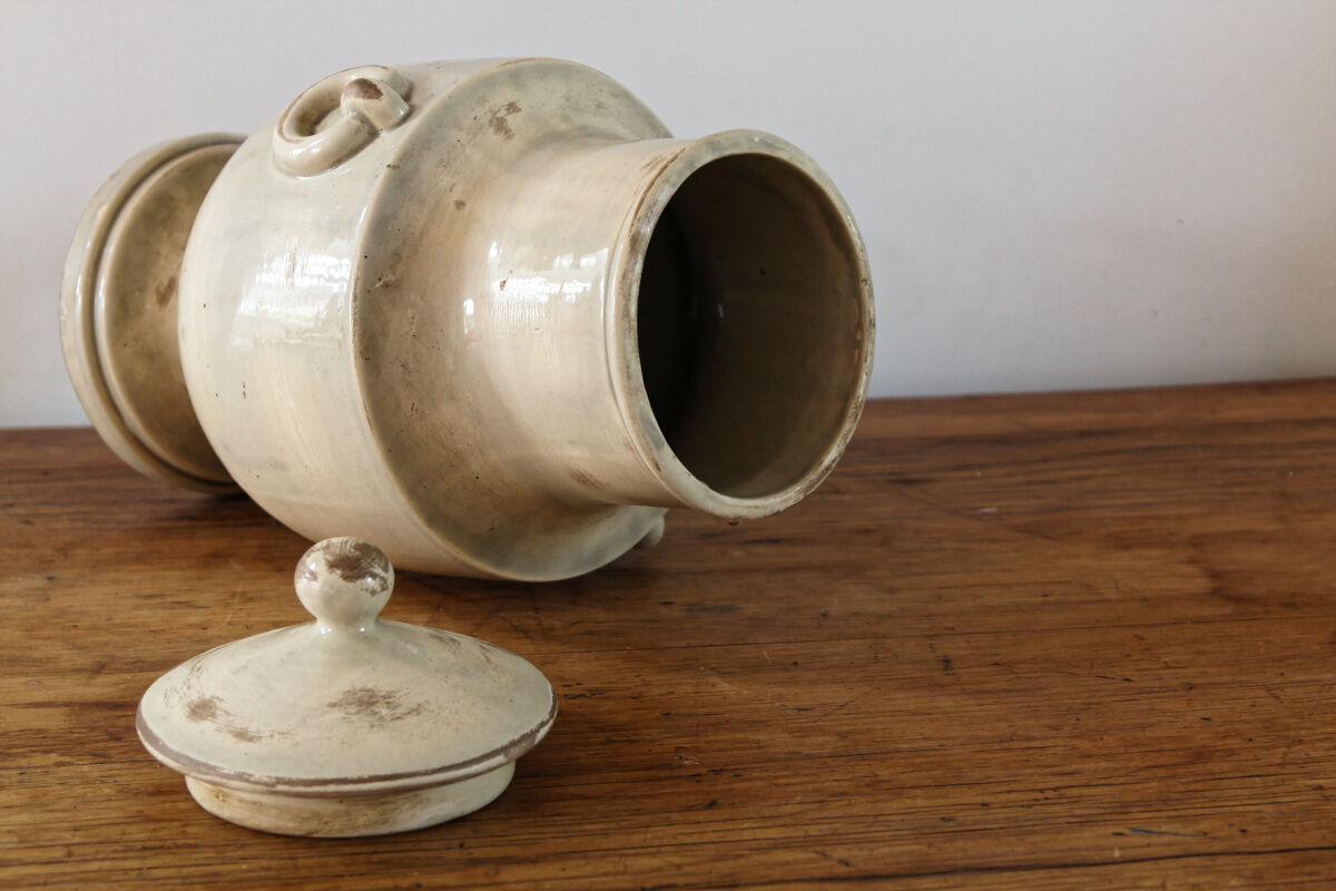 Old ceramic vinegar