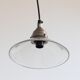 Suspension en verre vintage