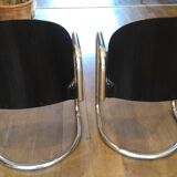 Pair of chairs "Dialogo" by Afra and Tobia Scarpa for BB ITALIA 1970