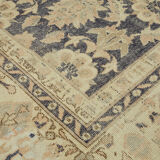 1980s 277 cm x 393 cm beige wool carpet