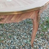 Louis XV style marquetry coffee table