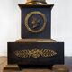 Colonna in golden bronze with ripiano in marmo giallo di Siena, France, 19th century