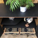 Black vintage sideboard