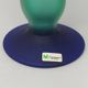 1970s Astonishing Green and Blue Bottle in Murano Glass By Michielotto