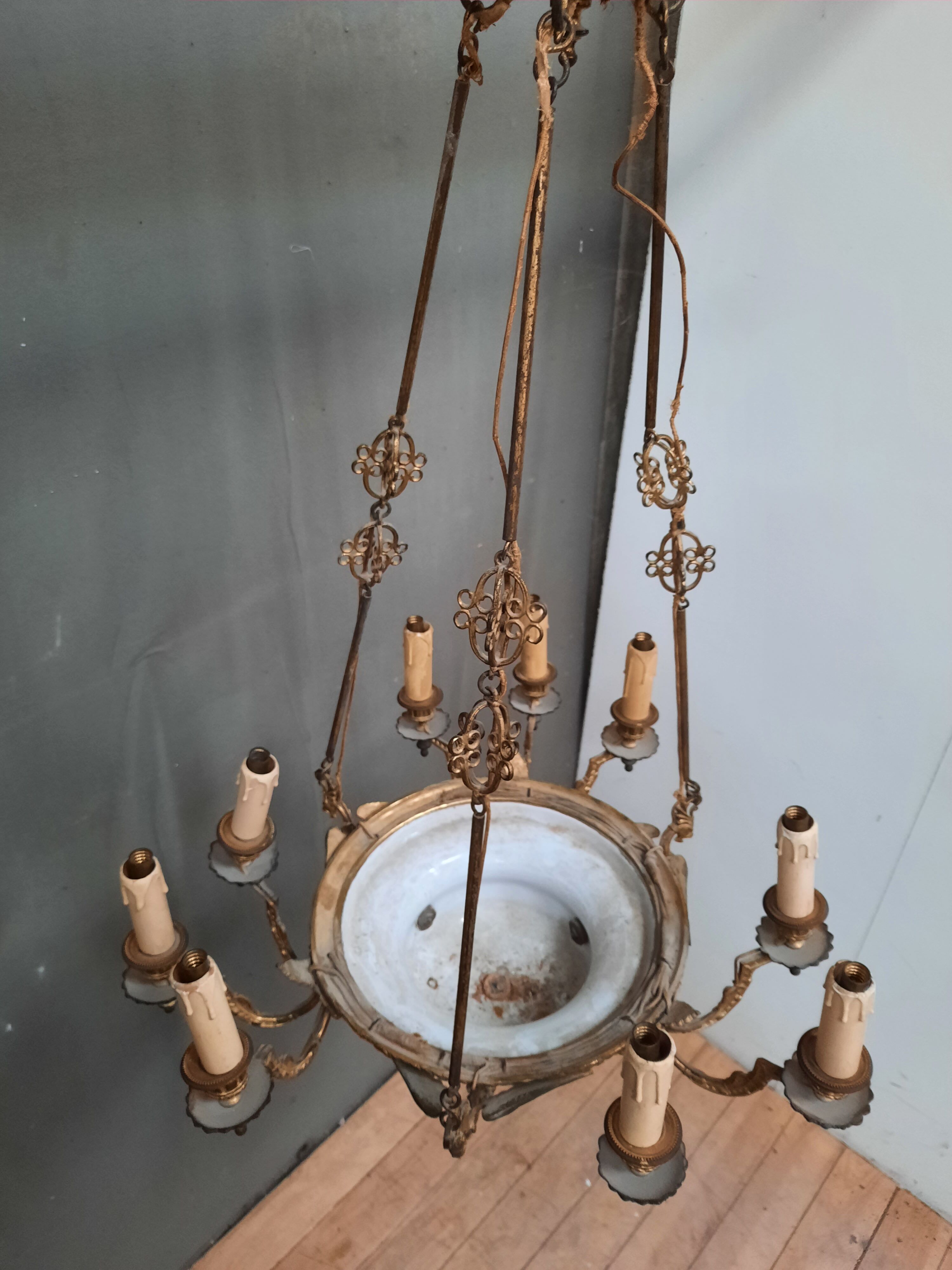 Suspension à 9 lumière