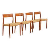 4 x vintage dining chairs | Niels Otto Møller | Model 77