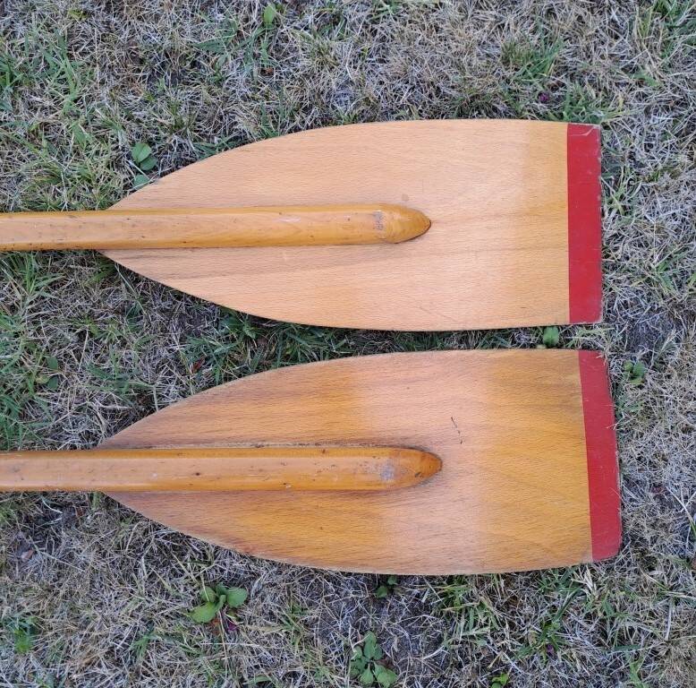 Vintage oars/paddles