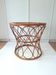 Table d'appoint en rotin, années 1970