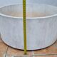 Large round container in composite material for garden, 53 cm in diameter and 25 cm in height