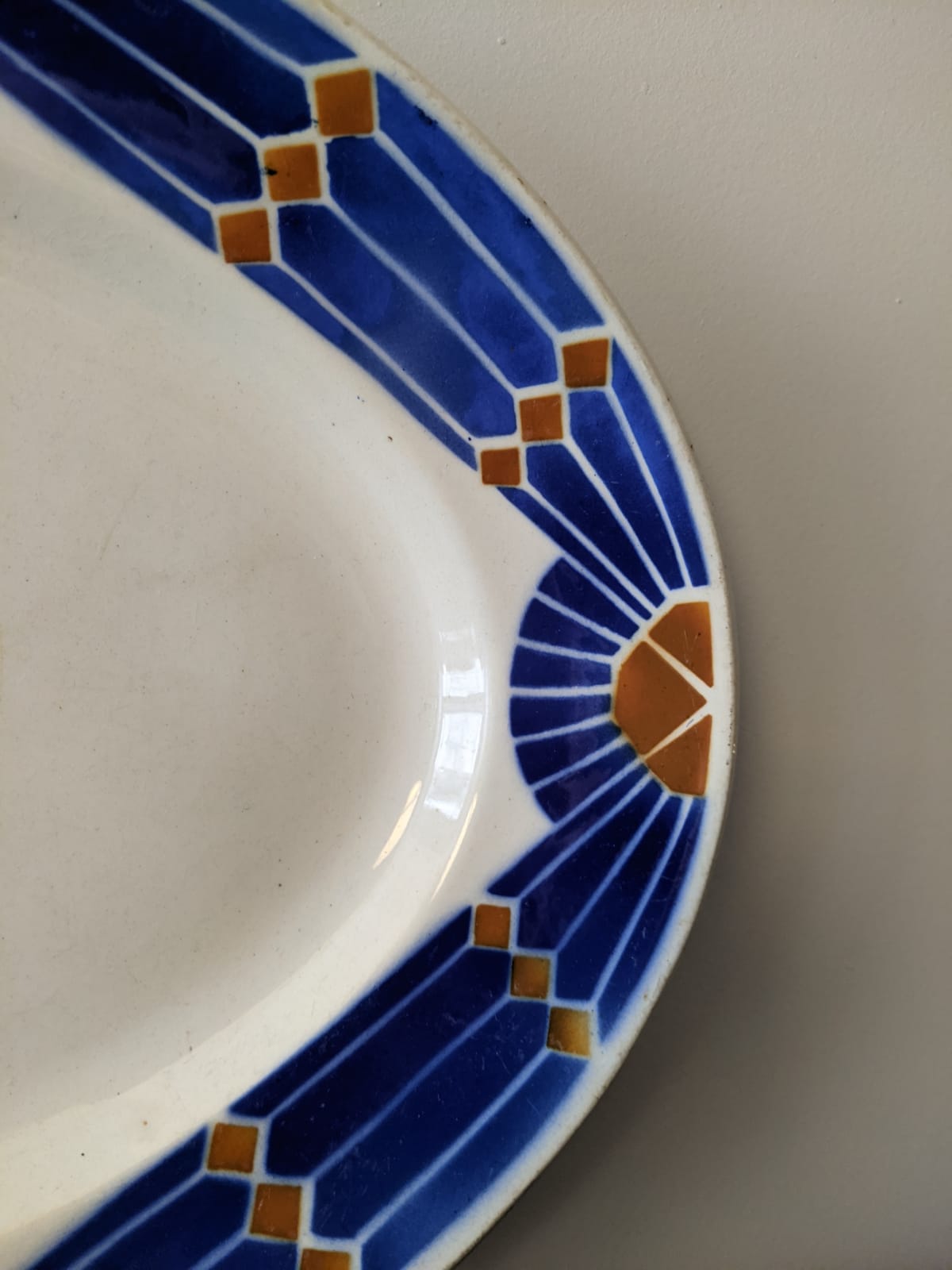 Old serving dish