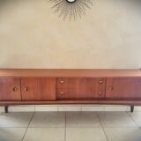 Scandinavian design sideboard in vintage teak