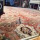 Louis XVI style gilded wood pediment mirror