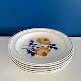 Set of 6 soup plates Moulin des Loups Roubaix