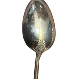 Set of twelve silver plated soup spoons