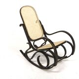 Beech rocking chair, Sweden, 1970