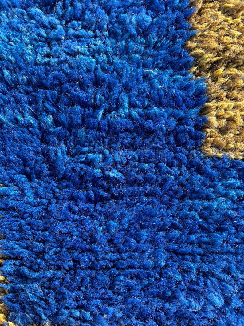 Blue Moroccan rug, authentic Moroccan rug 150/250cm