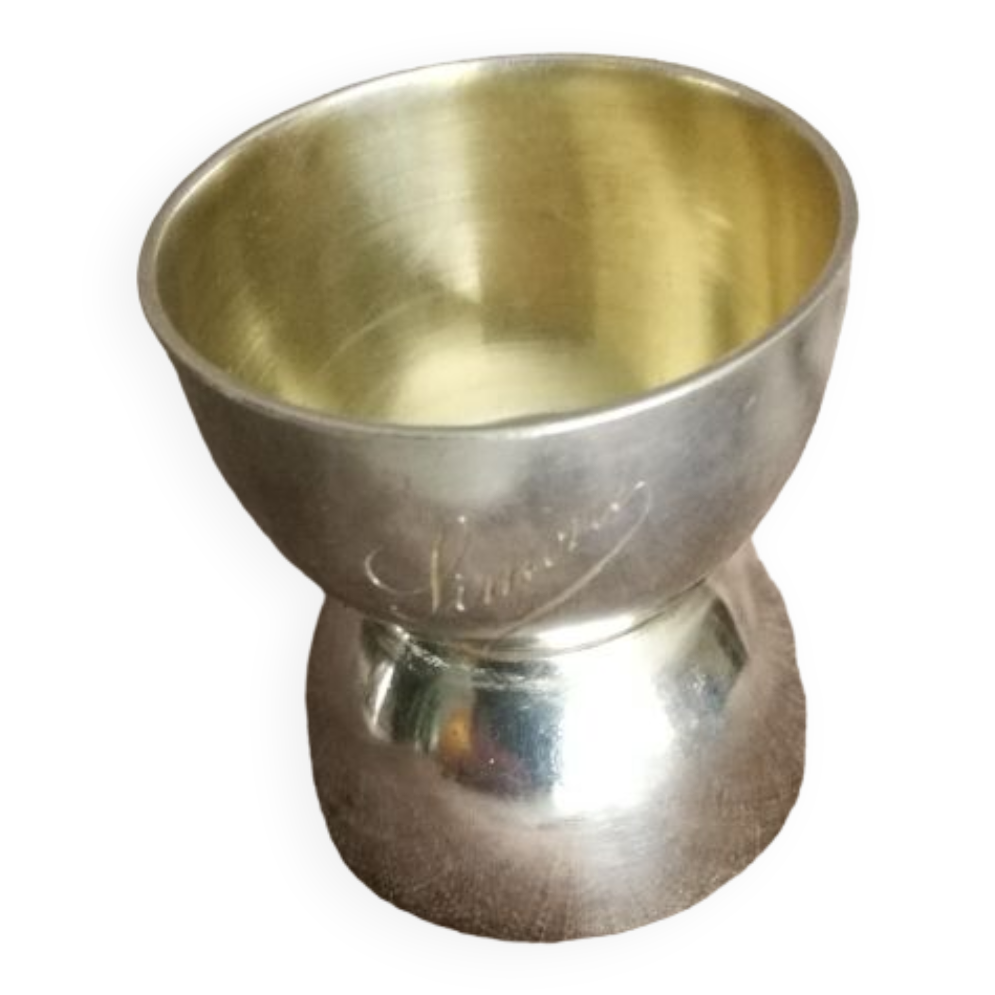 Solid silver diabolo shell "Simone"goldsmith Hector Alfred (1881 /1913)