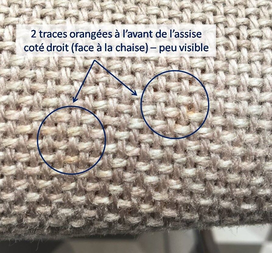 Strafor stainless steel office chair and light grey tweed