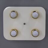 1970s Flush Mount Ceiling Light, Italy
