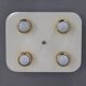 1970s Flush Mount Ceiling Light, Italy