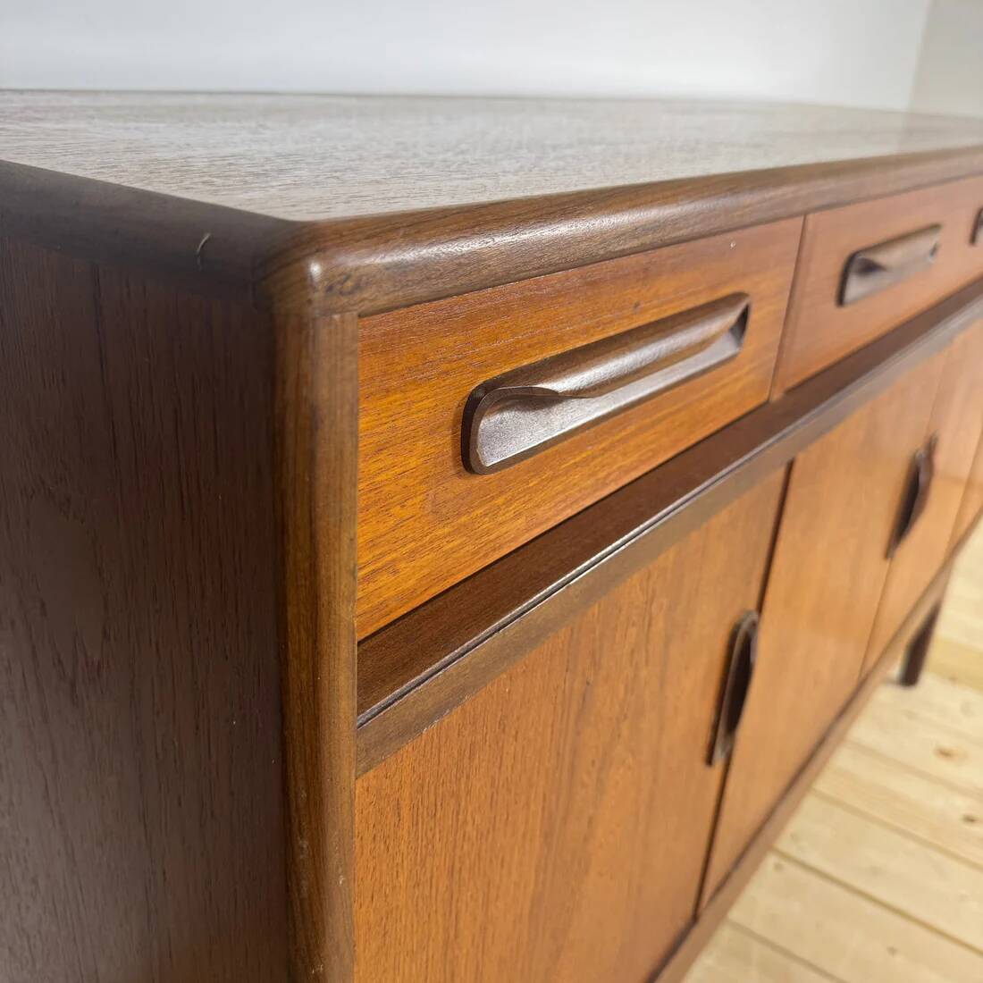 G-Plan teak sideboard – British mid-century design credenza