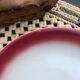 Set of 6 vintage desert plates Moulin des loups Orchies