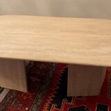 Travertine coffee table from the 70s-80s