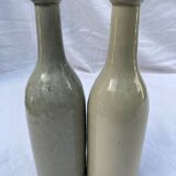 Paire bouteilles grès anciennes  Bossot