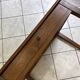 Desk with a large solid oak drawer from 1950, 78x58cm.