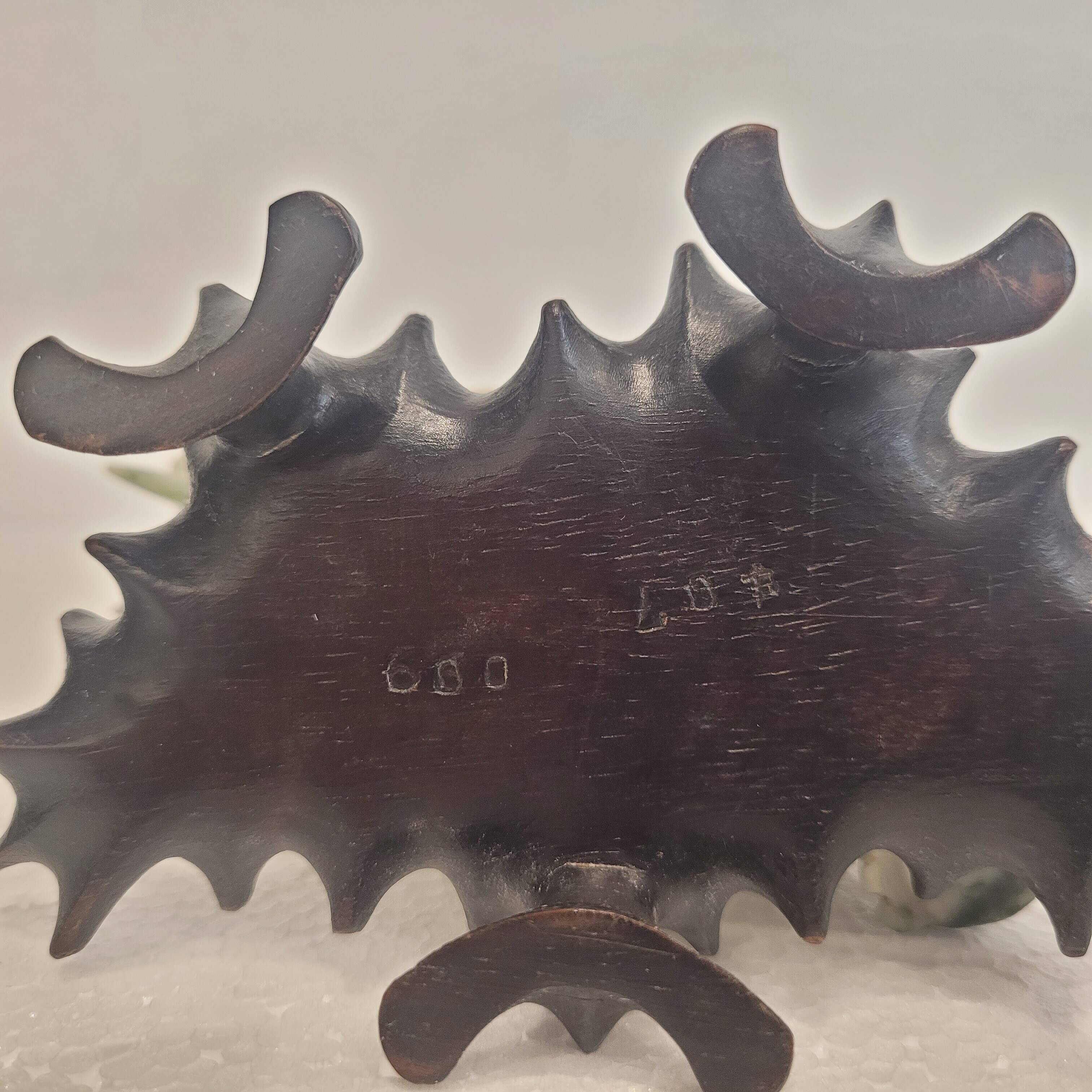 Pair of elephant paperweights, veined marble, 80s - France