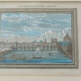 Gravure Pont Neuf Paris
