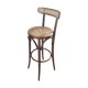 Wooden bar stool chair, 70s